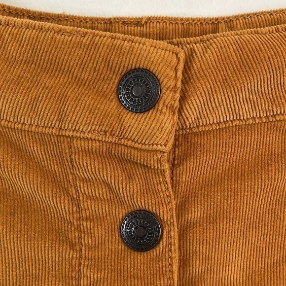 American Eagle Corduroy A-Line Button Down Mini Skirt - Picture 4 of 7